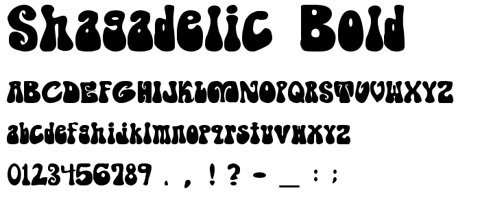 Shagadelic Bold font
